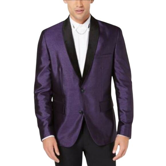 INC INTERNATIONAL CONCEPTS MEN'S BROADWAY SLIM BLAZER S PURPLE NWT $129
